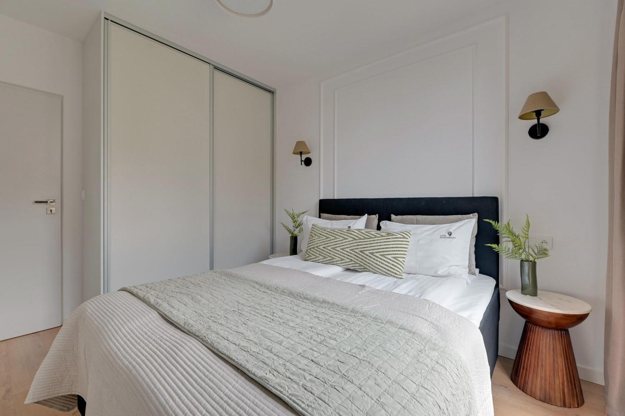 Front Park Apartments With Parking By Lion Apartments Гданск Стая снимка